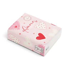Amore Hearts Pak 8 Tissues