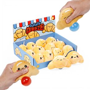 Queasy Squeezies Foodiemals Boulangerie Croissant Knijpspeelgoed