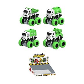 Offroad Big Wheel Frictie Duw/Trek Actiespeelgoed