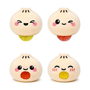 Queasy Squeezies Foodiemals Bao House Bao Bun Knijpspeelgoed