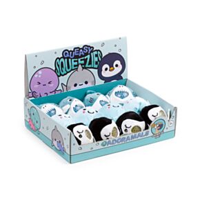 Queasy Squeezies Adoramals Zeehond Octopus Haai Pinguïn Knijp Speelgoed