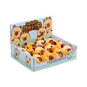 Queasy Squeezies Adoramals Capybara Pluche Knijp Speelgoed