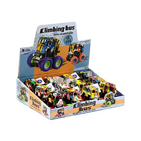 Stunt Graffiti Bus Frictie Duw/Trek Actiespeelgoed