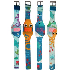 Splosh Zeeleven Digitaal Siliconen Horloge