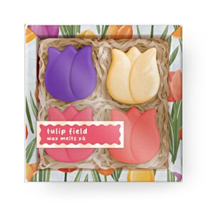 Moederdag Mum Set van 4 Tulp-vormige Waxmelts