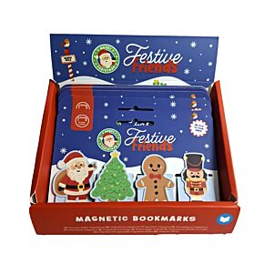 Festive Friends Kerstmis Magnetische Boekenlegger Set