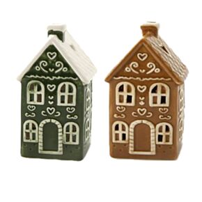 Kerst peperkoekhuisje theelichthouder - Herenhuis
