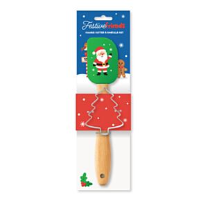 Festive Friends Kerstmis  Spatel  & Kerstboom Koekjesuitsteker Set