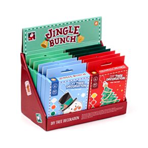 Jingle Kerstmis Verf je eigen Suncatcher