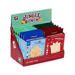 Jingle Bunch Verf-Je-Eigen Windgong Kerstdecoratie Jingle Bunch Verf-Je-Eigen Windgong Kerstdecoratie