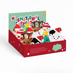 Positieve Emotionele Ondersteuning Gehaakt Kerstmis Mix