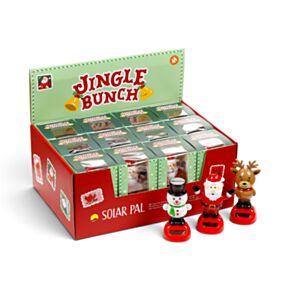 Kerstmis Jingle Bunch Santa, Sneeuwpop & Rendier Solar Pal