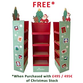 Jingle Bunch Kerstmis 4-schappen voorgevuld FSDU Display