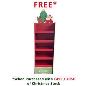 Jingle Bunch Kerstmis 4-schappen voorgevuld FSDU Display