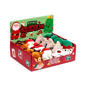 Squidglys Festive Friends Kerstmis Pluche Sleutelhanger