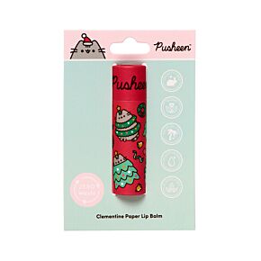 Kerstmis Pusheen de Kat Papier Lipbalsem Stick 