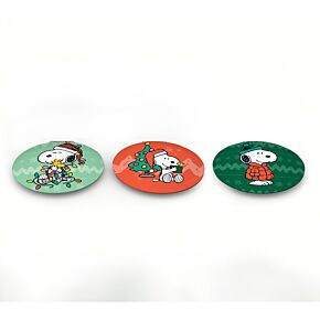 Peanuts Kerstmis Snoopy & Woodstock Compact Make Up Spiegeltje