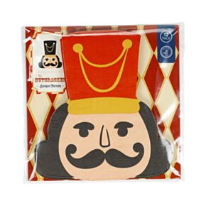Kerstmis Notenkraker Pak van 12 3-laags papieren feestservetten