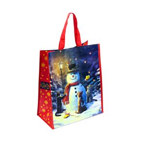 Lisa Parker Kerstmis Katten & Sneewpop Duurzame Shopper Tas