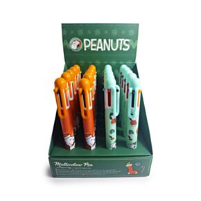 Kerstmis Peanuts Snoopy & Woodstock Meerkleurige Pen (6 kleuren)