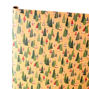 Kersmis Gnoom 3m Cadeaupapier Rol