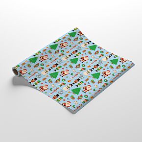 Festive Friends Kerstmis 3m Cadeaupapier Rol
