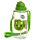 Cutiemals Dinosaurus Duurzame BPA-vrij 450ml  Kinder Waterfles Rietje