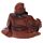 Mini Hout-effect Chinese Lachende Boeddha