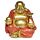 Mini Glitter Chinese Lachende Boeddha 8cm
