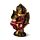 Rood & Goud Thaise Boeddha Zittende Lotus