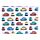 Fiat500 Retro Stoffen RFID-bescherming Kaarthouder
