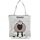 Schaap Katoenen Tas Shopper met rits