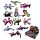 Glitter Dierenknuffels Zanddieren