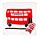 Londen Souvenir Compacte Reishanddoek