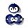 Relaxeazzz Pluche Pinguïn Rond Reiskussen & Slaapmasker