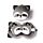 Relaxeazzz Pluche Wasbeer Rond Reiskussen & Slaapmasker