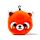 Relaxeazzz Pluche Rode Panda Rond Reiskussen & Slaapmasker