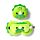 Relaxeazzz Dinosaurus Rond Reiskussen & Slaapmasker
