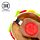 Relaxeazzz Hamburger Rond Pluche Reiskussen & Slaapmasker