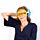 Relaxeazzz Yellow Submarine Rond Pluche Reiskussen & Slaapmasker