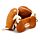 Relaxeazzz Pluche Highland Coo Koe Rond Reiskussen & Slaapmasker