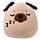 Pluche Squidglys Gus de Mopshond Adoramals Huisdieren