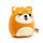 Pluche Squidglys Shuggs de Shiba Inu hond Adoramals Huisdieren