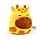 Pluche Squidglys Raffi de Giraffe Adoramals Wilde Dieren