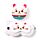 Relaxeazzz Maneki Neko Gelukskat Rond Reiskussen & Slaapmasker