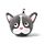 Relaxeazzz Franse Bulldog Rond Reiskussen & Slaapmasker