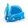 Relaxeazzz Adoramals Blu de Dolfijn Rond Reiskussen & Slaapmasker