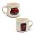 Fiat 500 Set 2 porselein Espresso kopjes