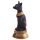 Egypte - Zwart & Goud Bast draagt een Scarabee Ketting