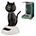 Geluk Zwarte Kat Zonnecel Solar Pal Figuur
